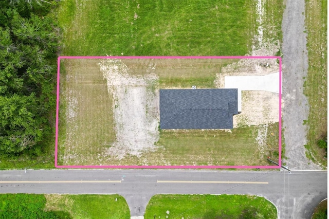 577 E Anderson Ave, Bushnell, FL 33513 - aerial view of property's location with property boundaries highlighted