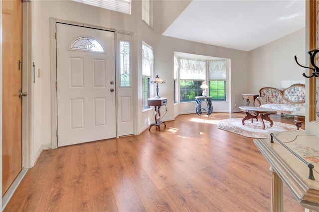 9835 Lakeshore Dr, Clermont, FL 34711 - entryway featuring light wood-style flooring and baseboards