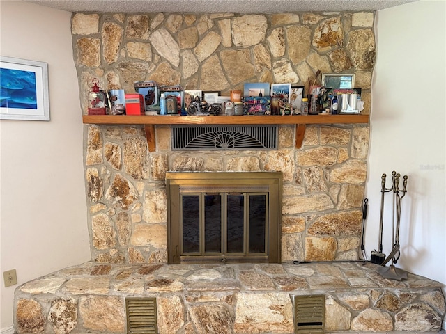 2747 County Road 615, Bushnell, FL 33513 - detailed view of a stone fireplace