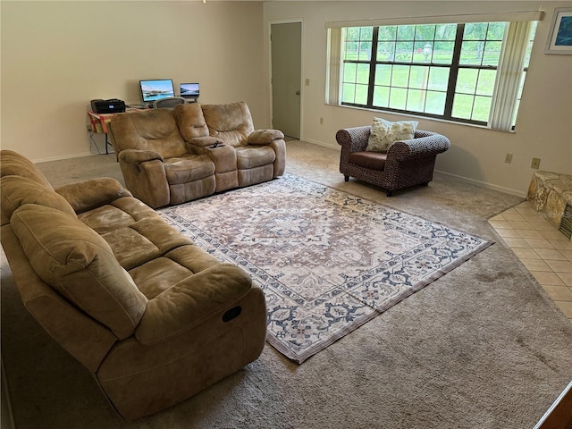 2747 County Road 615, Bushnell, FL 33513 - living area with carpet flooring and baseboards