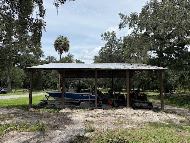 2747 County Road 615, Bushnell, FL 33513 - view of property's community with a carport and view of scattered trees