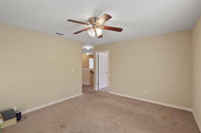 2215 Natoma Blvd, Mount Dora, FL 32757 - carpeted empty room with ceiling fan and baseboards