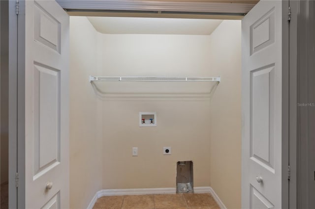 2215 Natoma Blvd, Mount Dora, FL 32757 - laundry room featuring hookup for a washing machine, hookup for an electric dryer, and light tile patterned flooring