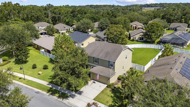 2215 Natoma Blvd, Mount Dora, FL 32757 - aerial perspective of suburban area with a forest
