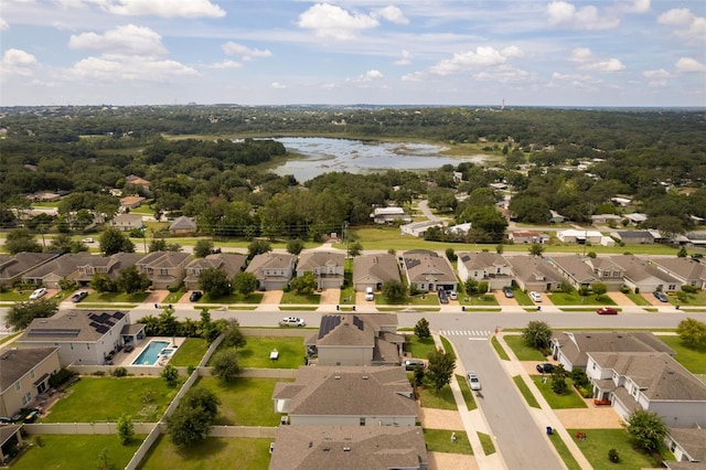 1504 Finchburg St, Minneola, FL 34715 - aerial perspective of suburban area with a nearby body of water