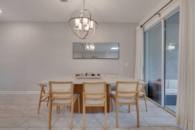 8971 Cabot Cliffs Dr, Davenport, FL 33896 - dining room with a chandelier