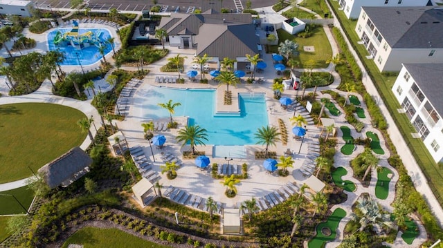 8971 Cabot Cliffs Dr, Davenport, FL 33896 - aerial view of a pool area