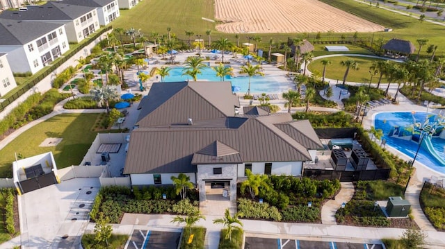 8971 Cabot Cliffs Dr, Davenport, FL 33896 - bird's eye view of a pool area