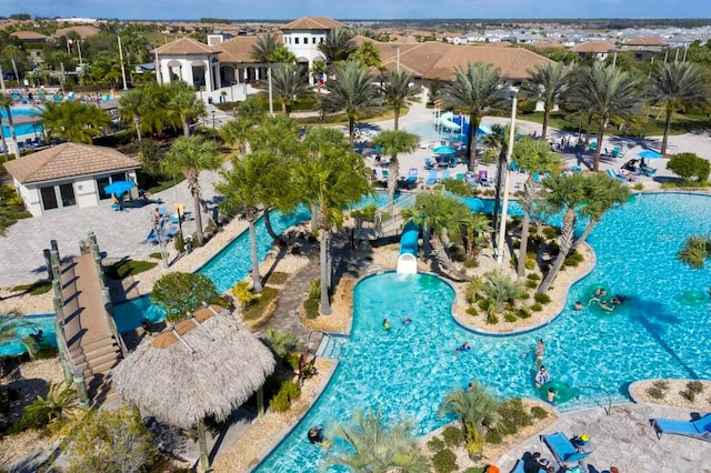 8971 Cabot Cliffs Dr, Davenport, FL 33896 - bird's eye view of a pool
