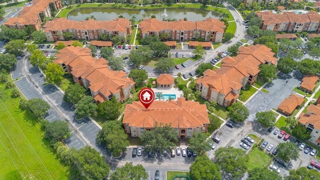 5518 Metrowest Blvd Unit 11-302, Orlando, FL 32811 - aerial view of property and surrounding area with a large body of water