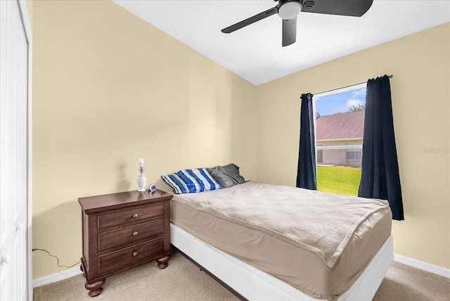 637 Harbor Villa Ct, Clermont, FL 34711 - bedroom featuring light carpet and ceiling fan