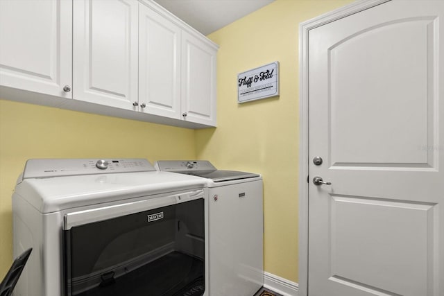 406 Benjamin Ct, Fruitland Park, FL 34731 - washroom featuring washing machine and dryer and cabinet space