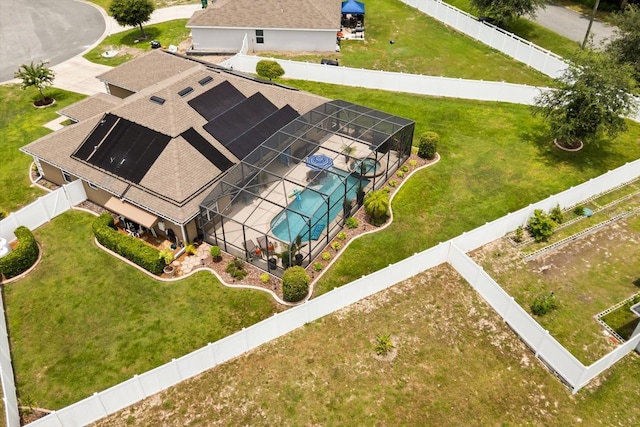 406 Benjamin Ct, Fruitland Park, FL 34731 - aerial view of property and surrounding area with a pool area