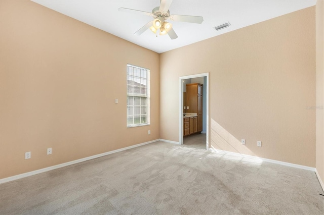 12205 SE 173rd Pl, Summerfield, FL 34491 - unfurnished room with light colored carpet and ceiling fan