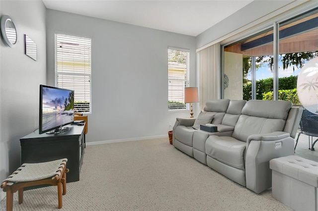 5135 Indian Ocean Loop, Tavares, FL 32778 - living room with baseboards and carpet flooring