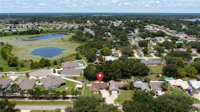 11746 Oswalt Rd, Clermont, FL 34711 - aerial view of property's location featuring nearby suburban area and a large body of water