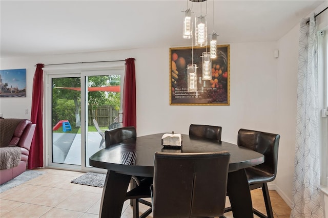 1244 Grandview Cir, Royal Palm Beach, FL 33411 - dining room featuring light tile patterned floors