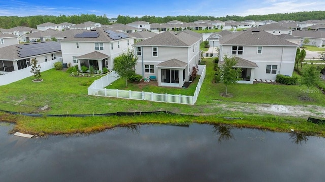 3916 Southern Vista Loop, Saint Cloud, FL 34772 - aerial perspective of suburban area with a nearby body of water