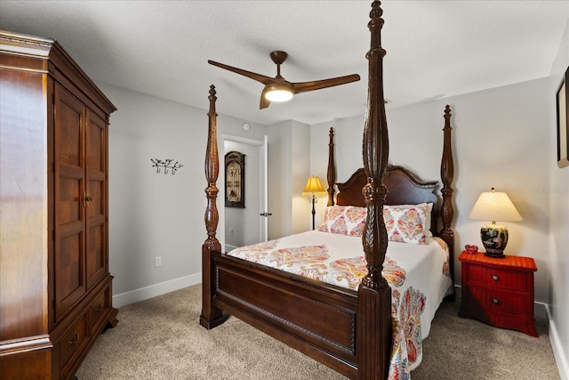 17525 SE 111th Cir, Summerfield, FL 34491 - bedroom featuring light carpet and ceiling fan