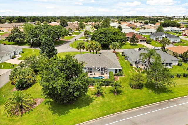 17525 SE 111th Cir, Summerfield, FL 34491 - aerial perspective of suburban area with a pool