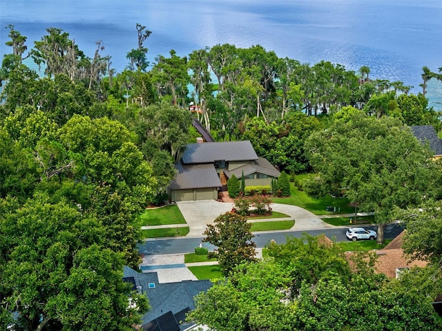 1978 Brantley Cir, Clermont, FL 34711 - view from above of property with a nearby body of water