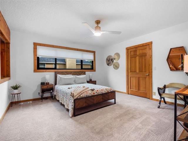 1978 Brantley Cir, Clermont, FL 34711 - carpeted bedroom with baseboards and a ceiling fan