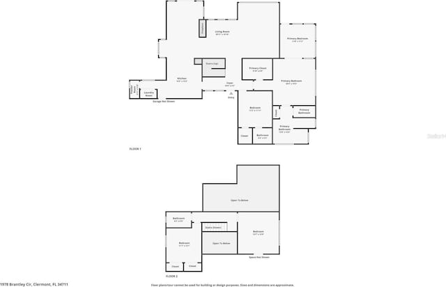1978 Brantley Cir, Clermont, FL 34711 - view of property floor plan