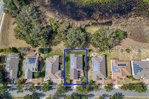 370 Salt Marsh Ln, Groveland, FL 34736 - aerial view of property's location featuring property parcel outlined