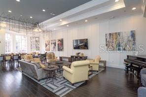 370 Salt Marsh Ln, Groveland, FL 34736 - building lobby with ornamental molding and recessed lighting