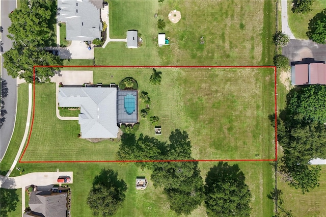 7811 Laurel View Dr, Mount Dora, FL 32757 - view of property location featuring property boundaries highlighted
