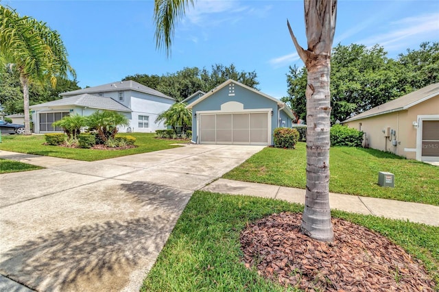 2305 Foxtree Rd, Tavares, FL 32778 - single story home featuring a front yard and concrete driveway