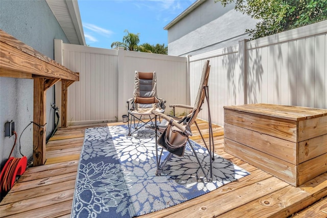 2305 Foxtree Rd, Tavares, FL 32778 - view of wooden deck