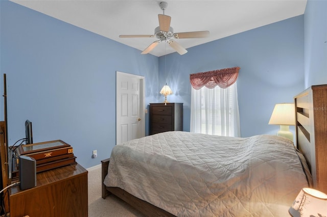 6307 Berkshire Pass, Leesburg, FL 34748 - bedroom with carpet floors and a ceiling fan