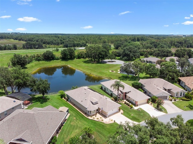 6307 Berkshire Pass, Leesburg, FL 34748 - aerial view of residential area featuring a nearby body of water