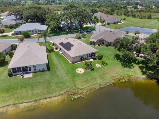 6307 Berkshire Pass, Leesburg, FL 34748 - aerial perspective of suburban area featuring a nearby body of water