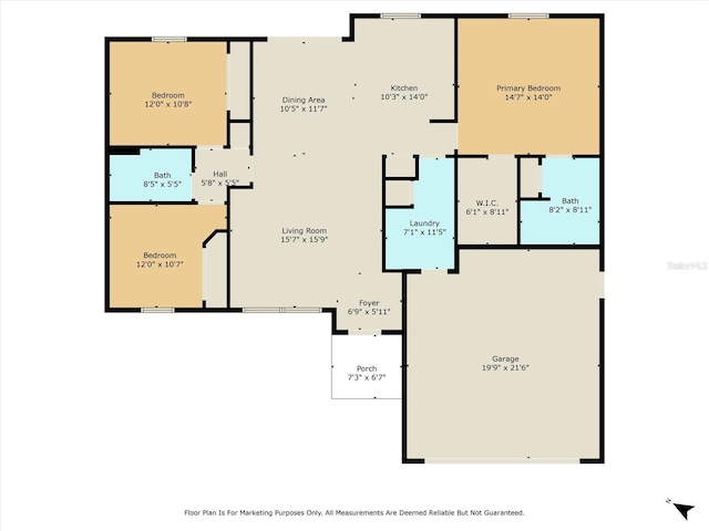 671 E Toledo Dr, Citrus Springs, FL 34434 - view of home floor plan