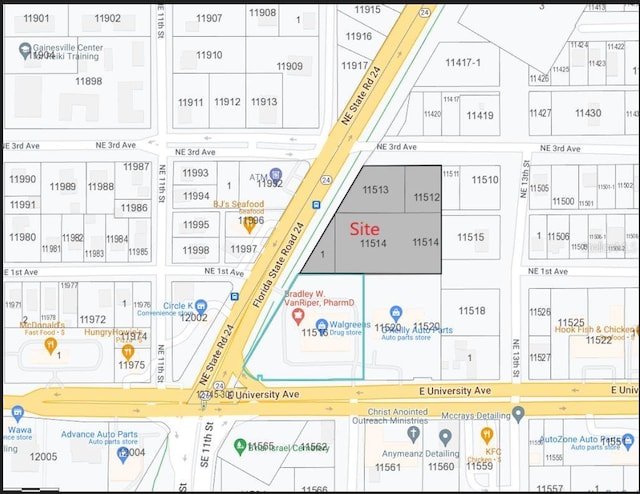 1217 NE 3rd Ave, Gainesville FL, 32641 land for sale