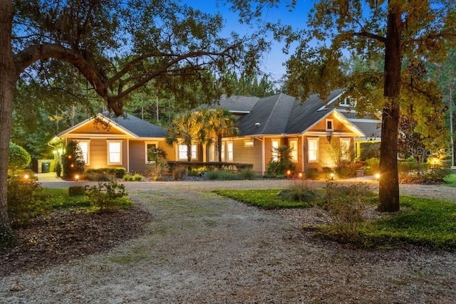 view of front of home