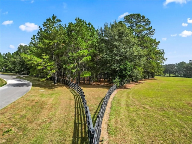 exterior space featuring a rural view