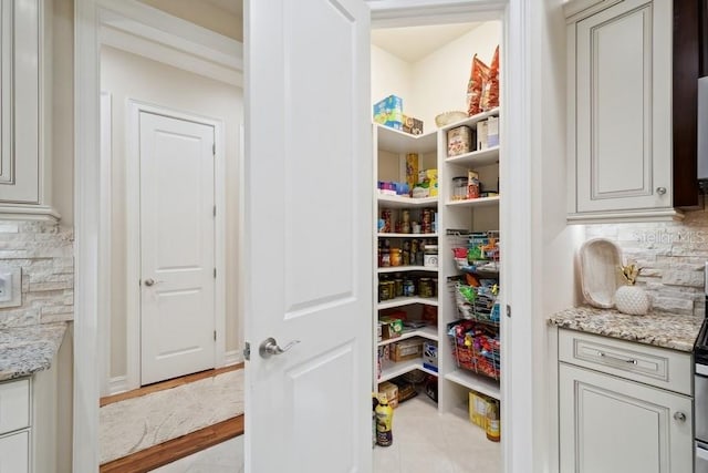 view of pantry