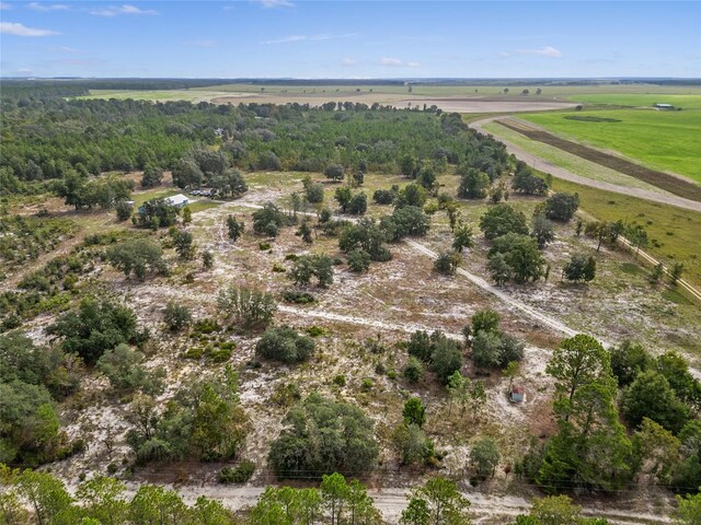 drone / aerial view featuring a rural view