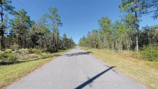 view of road