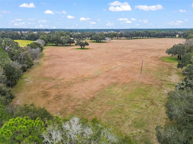 drone / aerial view featuring a rural view