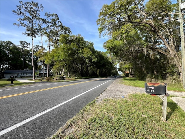 view of road