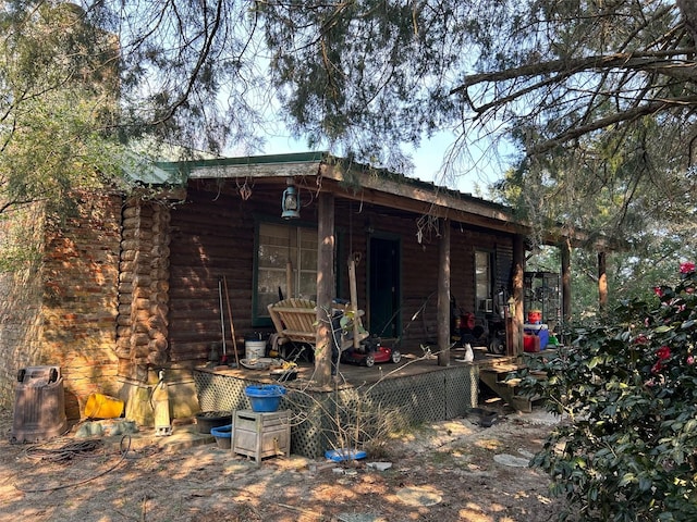 view of shed / structure