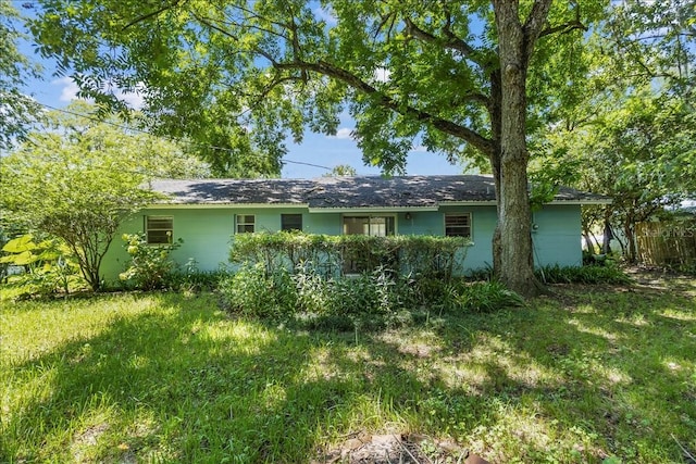 view of rear view of property