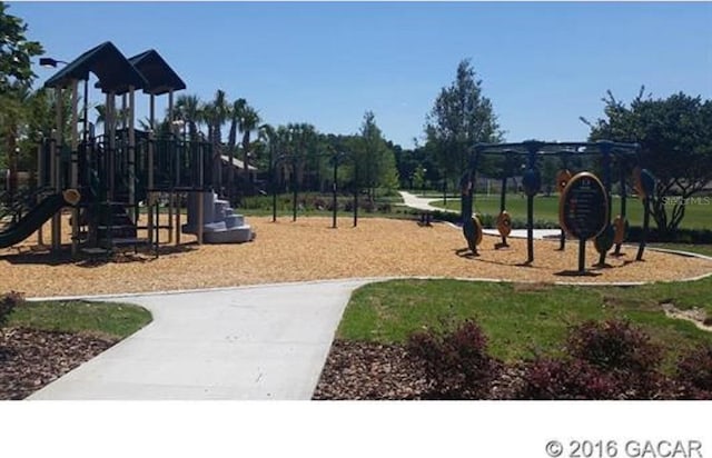 view of jungle gym