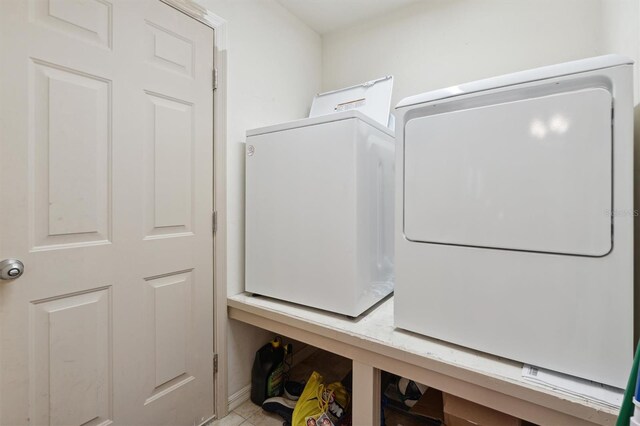 view of clothes washing area