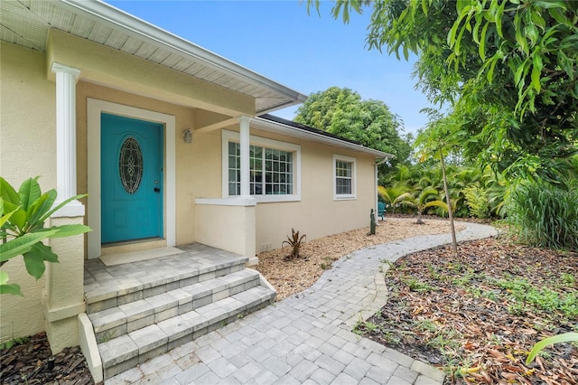 view of entrance to property