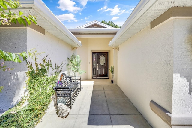 view of entrance to property